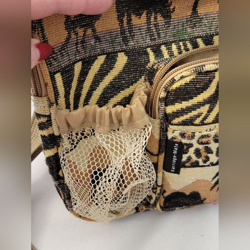 Karriage-Mate Wildlife/Safari Patterned Crossbody Bag - Picture 7 of 12